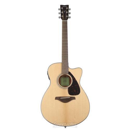 야마하 Yamaha FSX800C Concert Cutaway Acoustic-electric Guitar with Case - Natural