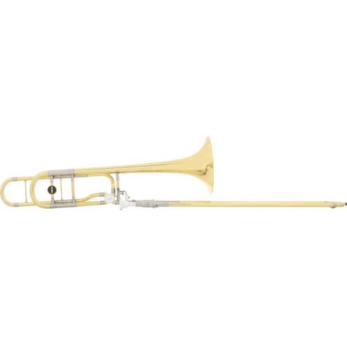 야마하 Yamaha YSL-882O Xeno Professional F-attachment Trombone - Clear Lacquer with Yellow Brass Bell