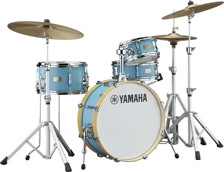 야마하 Yamaha SBP0F4H Stage Custom Hip 4-piece Shell Pack - Matte Surf Green