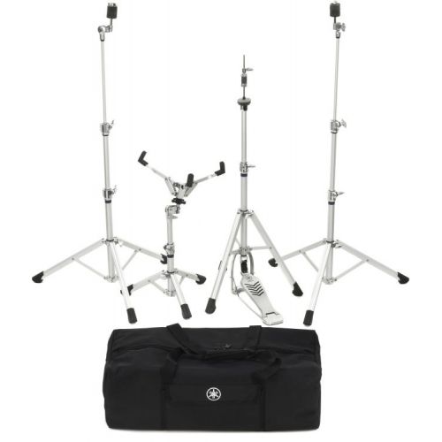 야마하 Yamaha HW-3 4-piece Crosstown Advanced Lightweight Hardware Pack with Kick Drum Pedal and Throne