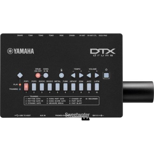 야마하 Yamaha DTX402K Electronic Drum Set Essentials/Mat/Headphones Bundle