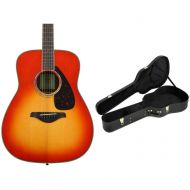 Yamaha FG830 Dreadnought Acoustic Guitar with Case - Autumn Burst