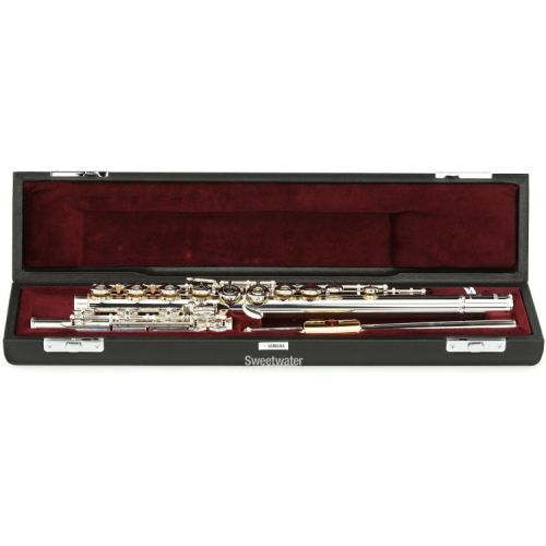 야마하 Yamaha YFL-462H Intermediate Flute with Gold Lip-plate