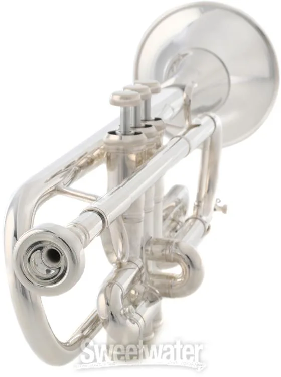 야마하 Yamaha YTR-9445NYSIII Xeno Artist Professional C Trumpet - Silver-plated with YM Bell