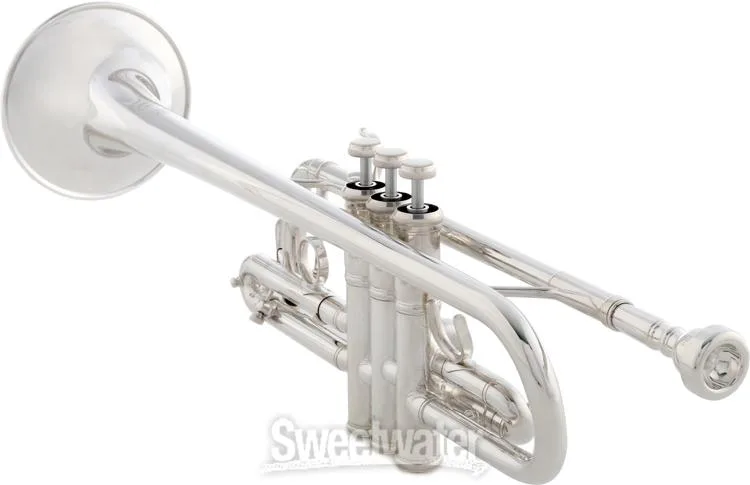 야마하 Yamaha YTR-9445NYSIII Xeno Artist Professional C Trumpet - Silver-plated with YM Bell