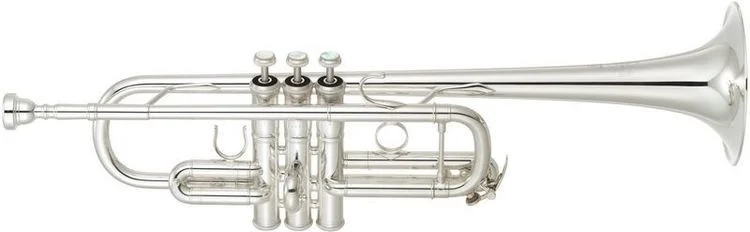 야마하 Yamaha YTR-9445NYSIII Xeno Artist Professional C Trumpet - Silver-plated with YM Bell