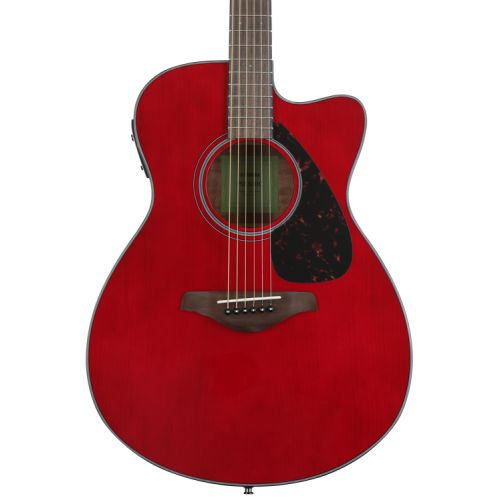 야마하 Yamaha FSX800C Concert Cutaway with Case - Ruby Red