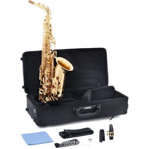 야마하 Yamaha YAS-480 Intermediate Alto Saxophone - Gold Lacquer