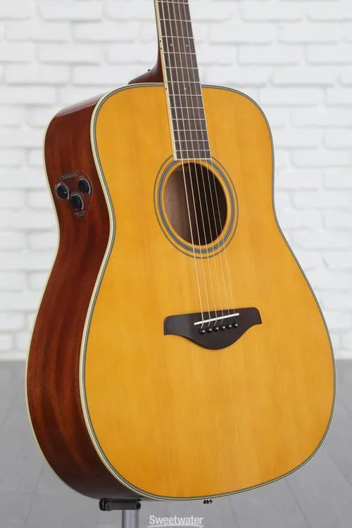 Yamaha FG-TA TransAcoustic Dreadnought Acoustic-electric Guitar - Vintage Tint