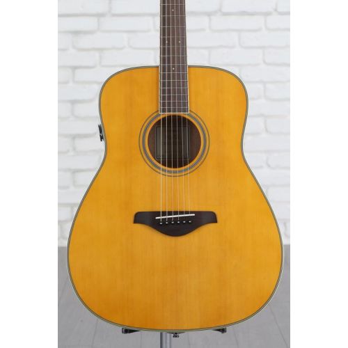 야마하 Yamaha FG-TA TransAcoustic Dreadnought Acoustic-electric Guitar - Vintage Tint