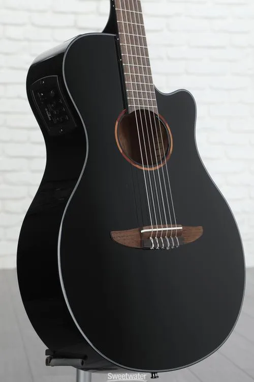 Yamaha NTX1 Nylon String Acoustic-Electric Guitar - Black Demo