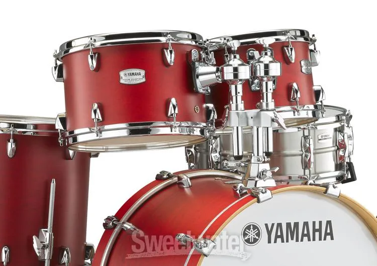 야마하 Yamaha TMP2F4 Tour Custom 4-piece Shell Pack - Candy Apple Satin