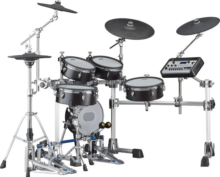 야마하 Yamaha DTX10K-M Electronic Drum Set with Mesh Heads - Black Forest