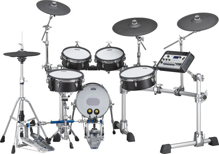 야마하 Yamaha DTX10K-M Electronic Drum Set with Mesh Heads - Black Forest