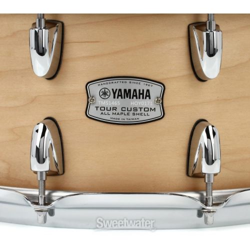 야마하 Yamaha Tour Custom Snare Drum - 6.5 x 14-inch - Butterscotch Satin