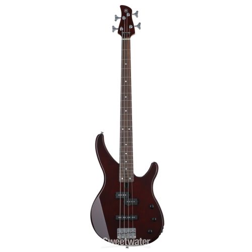 야마하 Yamaha TRBX174EW Bass Guitar Essentials Bundle - Root Beer