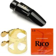 Yamaha YACAS4C Alto Saxophone Mouthpiece, Ligature, and Reeds Bundle - 4C/2.5