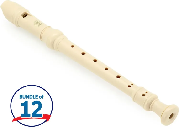 Yamaha YRS-24BY Baroque Soprano Recorder (12-Pack)