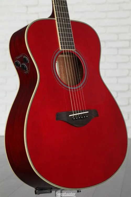 Yamaha FS-TA TransAcoustic Concert Acoustic-electric Guitar - Ruby Red