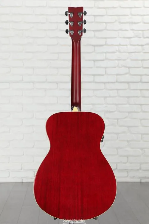 야마하 Yamaha FS-TA TransAcoustic Concert Acoustic-electric Guitar - Ruby Red