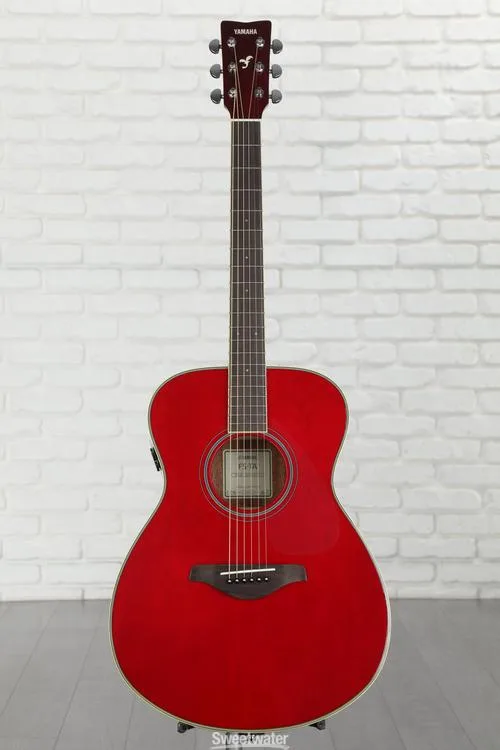 야마하 Yamaha FS-TA TransAcoustic Concert Acoustic-electric Guitar - Ruby Red