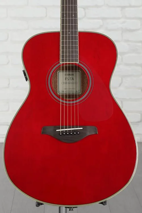 야마하 Yamaha FS-TA TransAcoustic Concert Acoustic-electric Guitar - Ruby Red