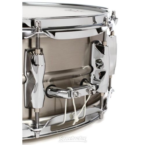 야마하 Yamaha Recording Custom Stainless Steel Snare Drum - 5.5 x 14-inch - Brushed