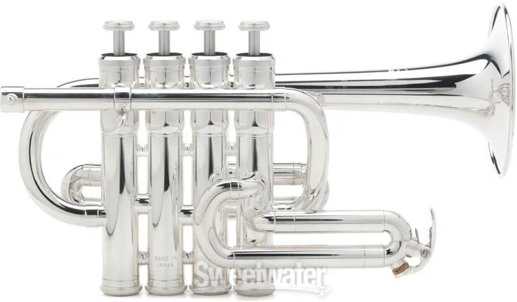 야마하 Yamaha YTR-6810S Professional Bb/A Piccolo Trumpet - Silver Plated