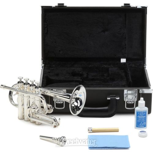 야마하 Yamaha YTR-6810S Professional Bb/A Piccolo Trumpet - Silver Plated