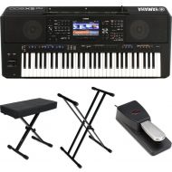 Yamaha PSRSX900 61-key Arranger Workstation Essentials Bundle