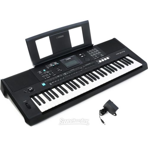 야마하 Yamaha PSR-E473 61-key Portable Arranger Essentials Bundle