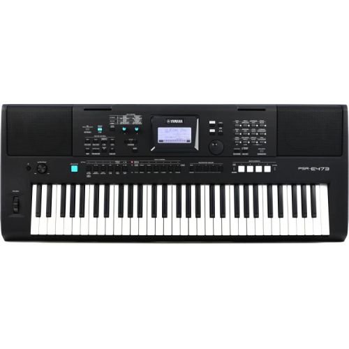 야마하 Yamaha PSR-E473 61-key Portable Arranger Essentials Bundle