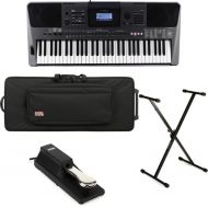 Yamaha PSR-I500 61-key Portable Keyboard (Indian) Stage Bundle