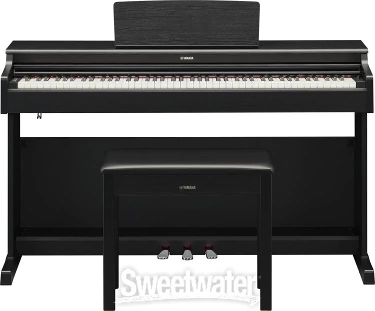 야마하 Yamaha Arius YDP-165B Digital Home Piano with Bench - Black Walnut