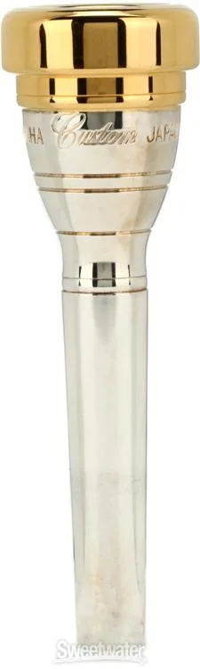 야마하 Yamaha TR-16C4-GP GP Series Heavyweight Trumpet Mouthpiece with Gold-plated Rim and Cup