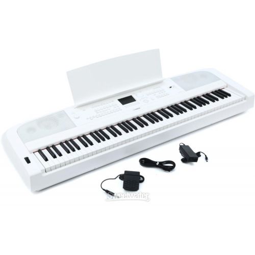 야마하 Yamaha DGX670WH 88-key Arranger Piano - White