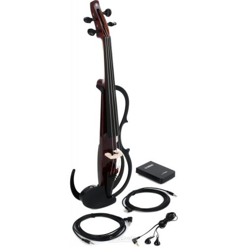 야마하 Yamaha Silent Series YSV104 Electric Violin - Brown