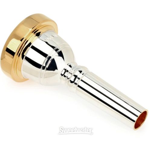 야마하 Yamaha Large Shank Trombone Mouthpiece - 51C4 with Gold-plated Rim and Cup