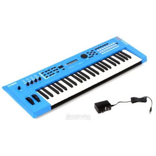 야마하 Yamaha MX49 Essential Keyboard Bundle - Blue