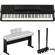 Yamaha PS500 88-key Smart Digital Piano with Stand and Pedal Unit - Black