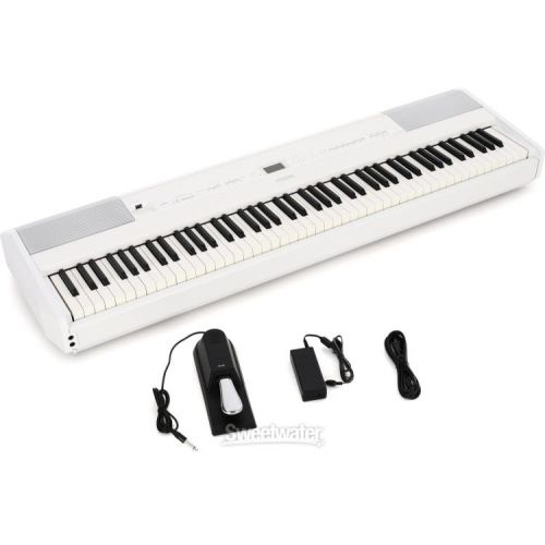 야마하 Yamaha P515WH 88-key Digital Piano with Speakers - White