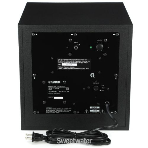 야마하 Yamaha KS-SW100 50W 8 inch Keyboard Subwoofer