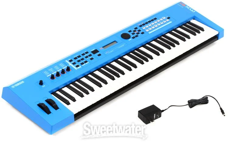 야마하 Yamaha MX61 Music Synthesizer V2 - Blue