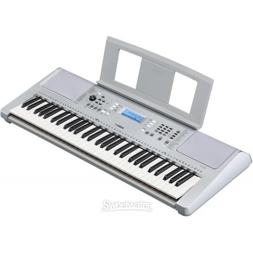 야마하 Yamaha YPT370 61-key Portable Keyboard - Silver