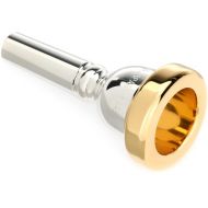 Yamaha YAC SLL51-GPR Large Shank Trombone Mouthpiece - 51 with Gold-plated Rim and Cup