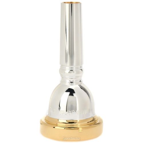 야마하 Yamaha YAC SLL51-GPR Large Shank Trombone Mouthpiece - 51 with Gold-plated Rim and Cup