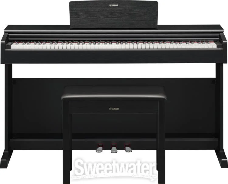 야마하 Yamaha Arius YDP-145B Digital Home Piano with Bench - Black Walnut