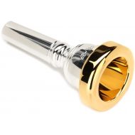 Yamaha Large Shank Trombone Mouthpiece - 48 with Gold-plated Rim and Cup