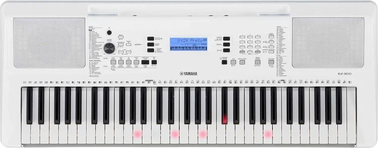 야마하 Yamaha EZ300 61-key Portable Arranger with Lighted Keys and PA130 Power Adapter Demo