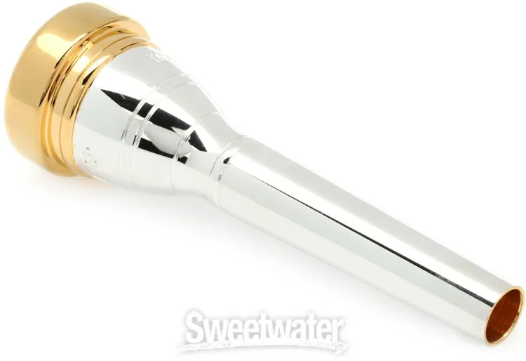 야마하 Yamaha Heavyweight Trumpet Mouthpiece - 14A4a with Gold-plated Rim and Cup